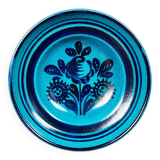 Mid-century modern ceramic wall plate by Wilhelm Kagel, German, 1960s.