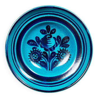 Mid-century modern ceramic wall plate by Wilhelm Kagel, German, 1960s.