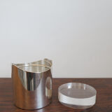 Italian silver plate and plexiglass box by Lino Sabattini, 1960s