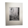 Photograph 18x24cm - Old black and white silver print - Boulevard Exelmans - 1950s-60s