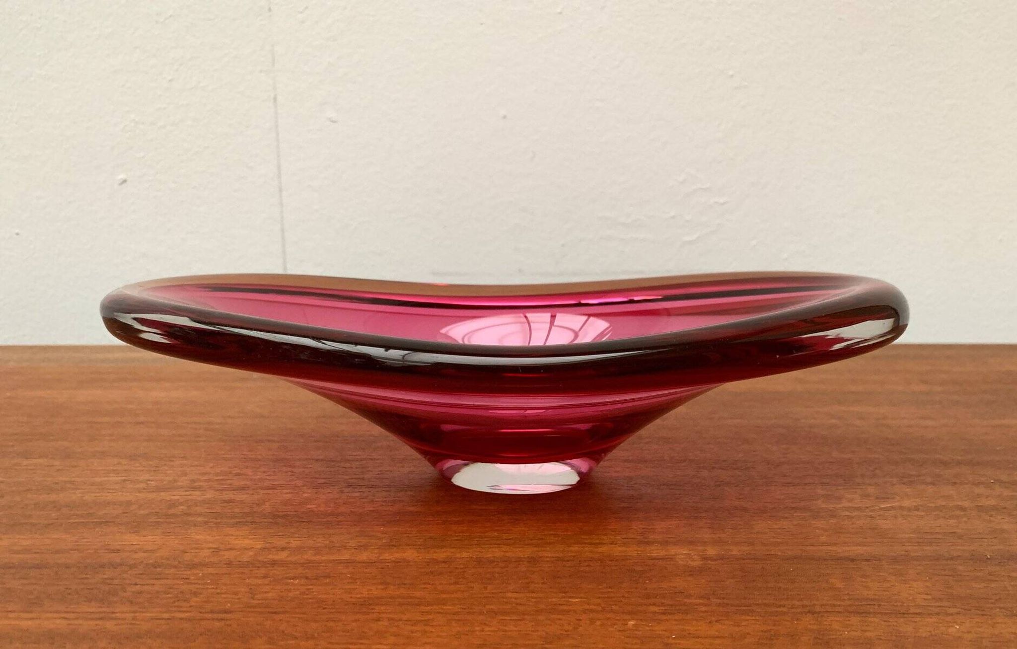 Coupe en verre vintage