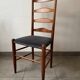 Set of 8 Scandinavian ladderback chairs, 1960s.