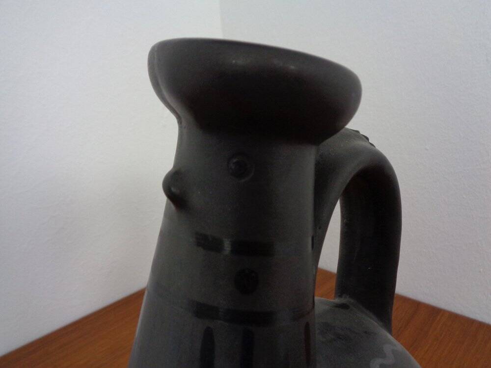 Studio Ceramic Rooster Carafe from Coperativa Oltul Miercurea-Ciuc, Romania, 1970s