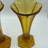 Pair of Val Saint Lambert vases