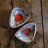 Duo of R. Dussaussoy Paris pocket emptiers – Signed vintage ceramic