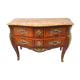 Commode de style Louis XV en placage d'acajou et bois de rose XX siècle