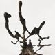 Brutalist cast iron candlestick, Belgium, 1960s.