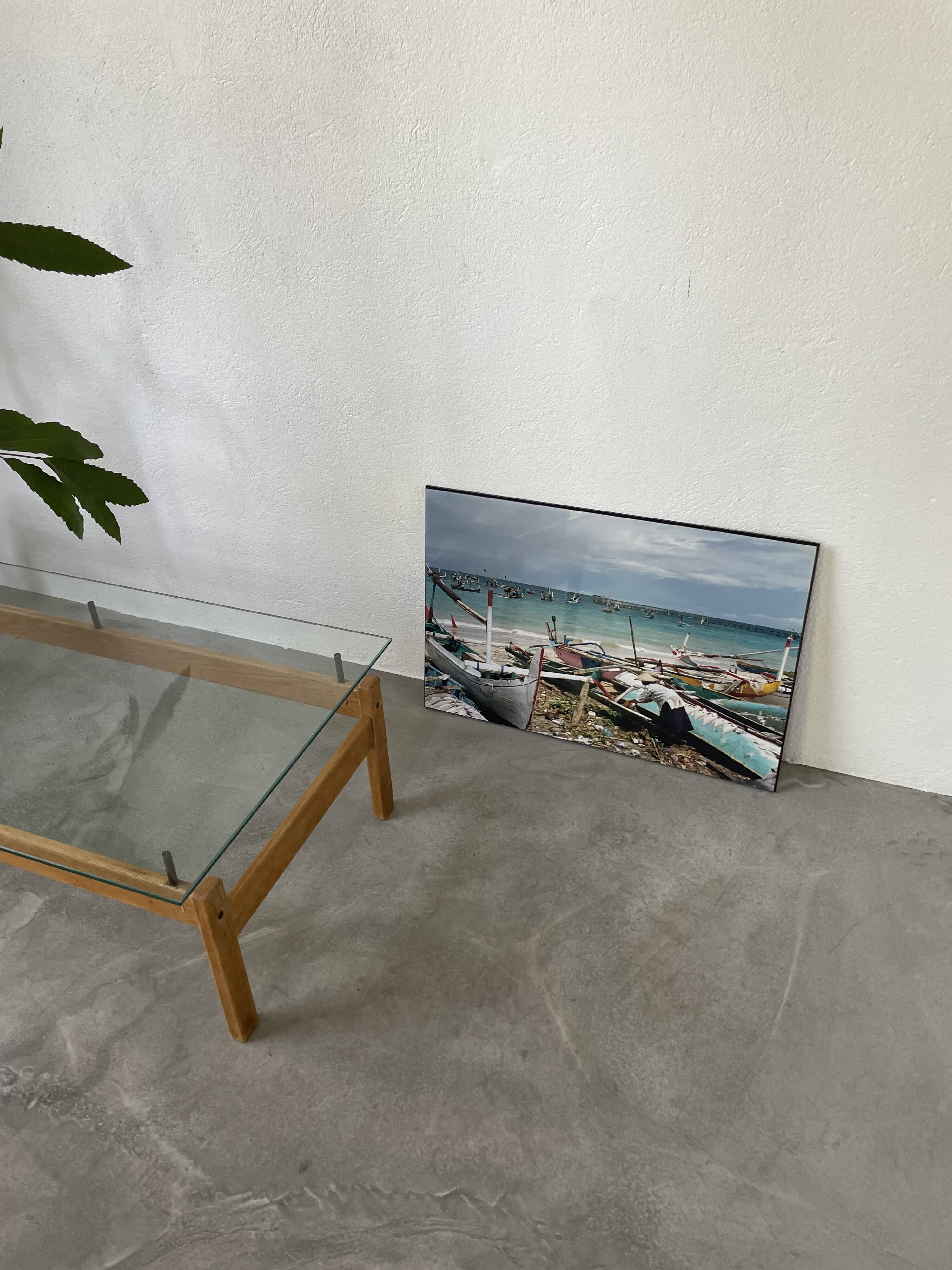 Photographie ancienne pêcheurs 50x76cm