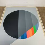 Lithograph Eugenio Carmi "La Scoperta Della Luce" 1971