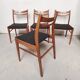 Ensemble 4 chaises scandinaves, 1960