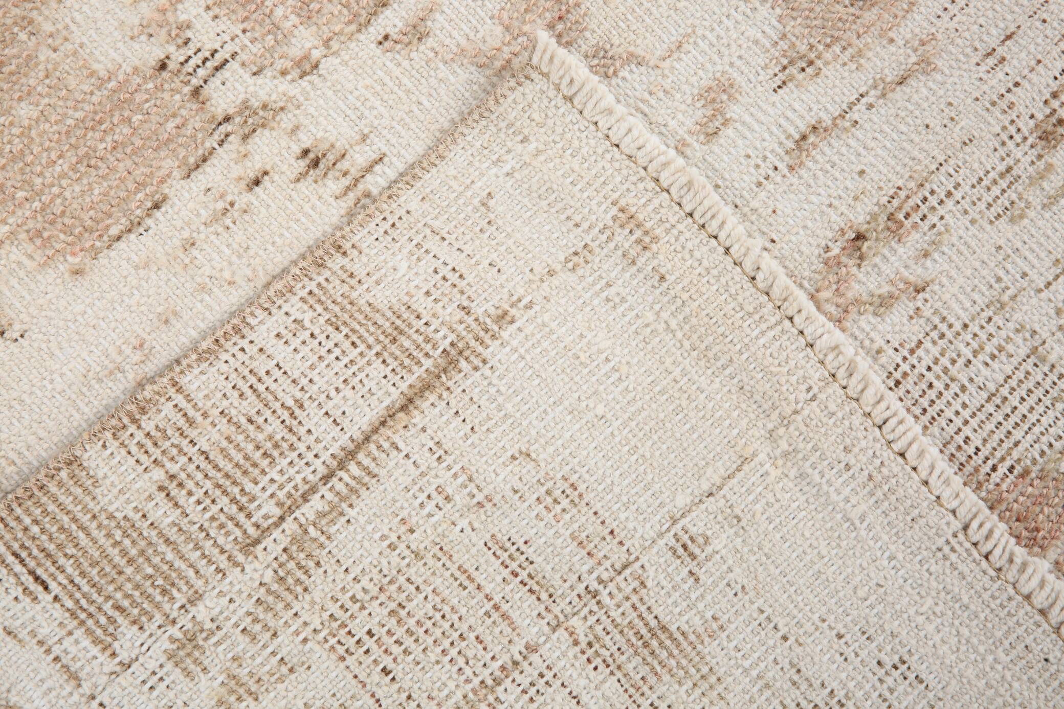 3x11 Rug For Kitchen Brown Beige Turkish Runner Rug, 86x325Cm SK 5286