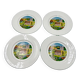 Mirabell Italy naive decorated dessert plates
