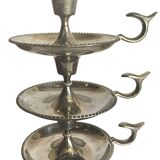 Bougeoirs rat des caves argenté