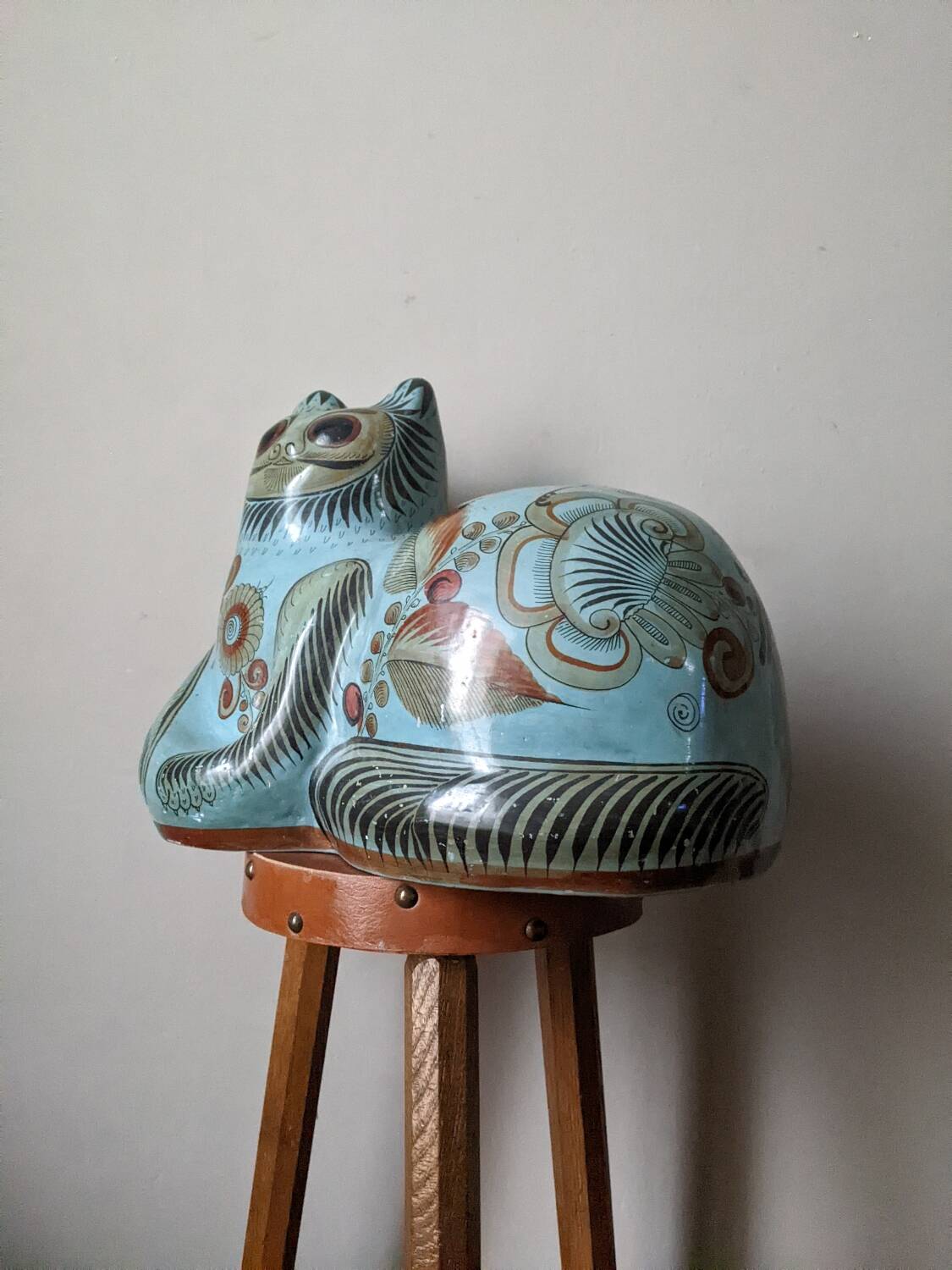 Handcrafted ceramic chat Mexico