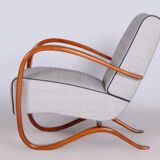 Paire de fauteuils H-269 restaurés, par Jindrich Halabala, UP Zavody, Tchèque, années 1930
