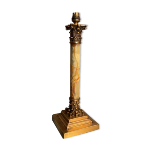 Pied de lampe en bronze