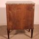 small jump commode in mahogany in Empire style