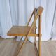 Vintage Trieste Folding Wooden Chair by Aldo Jacober, 1970s