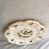 Old plate moustiers ceramics