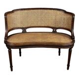 Louis XVI style basket bench