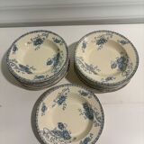 Deep plates Sarreguemine Royat