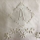 Baby sheet marked "A" 81x120cm