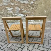 Vintage folding chairs Trieste – Aldo Jacober 1960