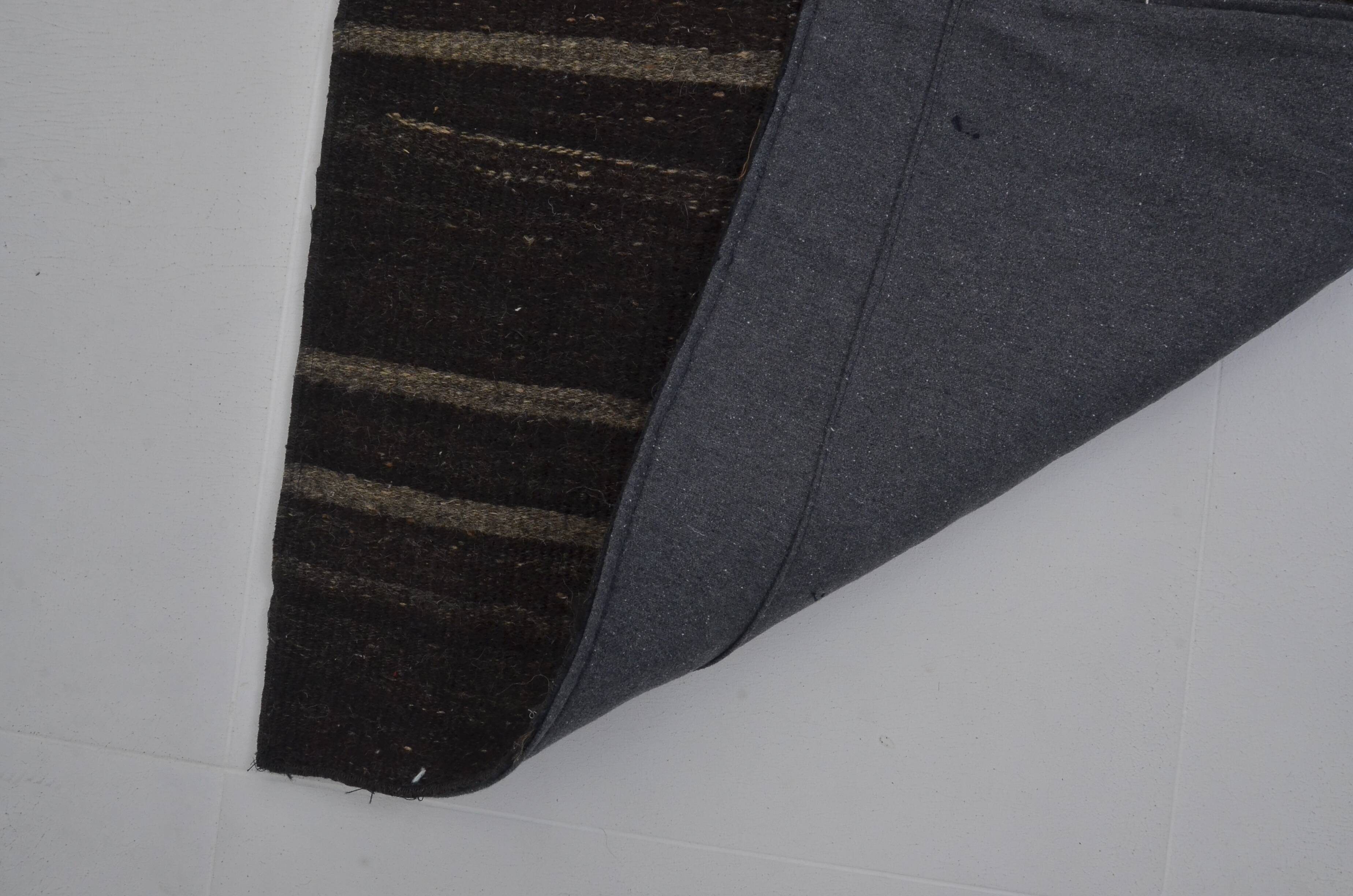 Oushak Black Vintage Kilim Rug Sku3823