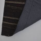 Oushak Black Vintage Kilim Rug Sku3823