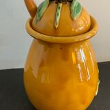 Vallauris ceramic dabbling olive pot