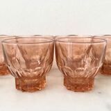 Set of 6 glasses rosaline cups