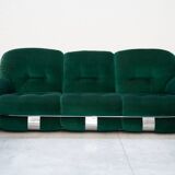 Living room, 2 armchairs and 3-seater sofa, OKAY model, Adriano Piazzesi, 1970