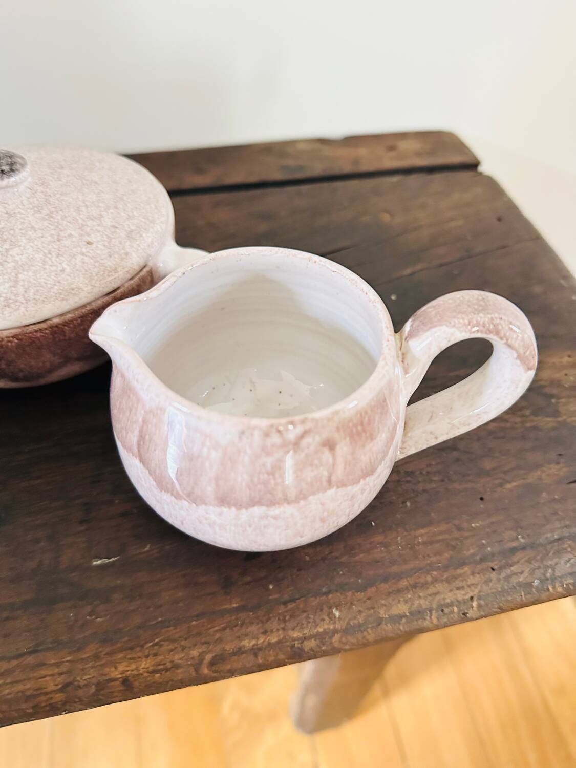 Vintage purple coffee set