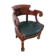 Massive acajou empire style armchair