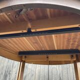 Round wooden table