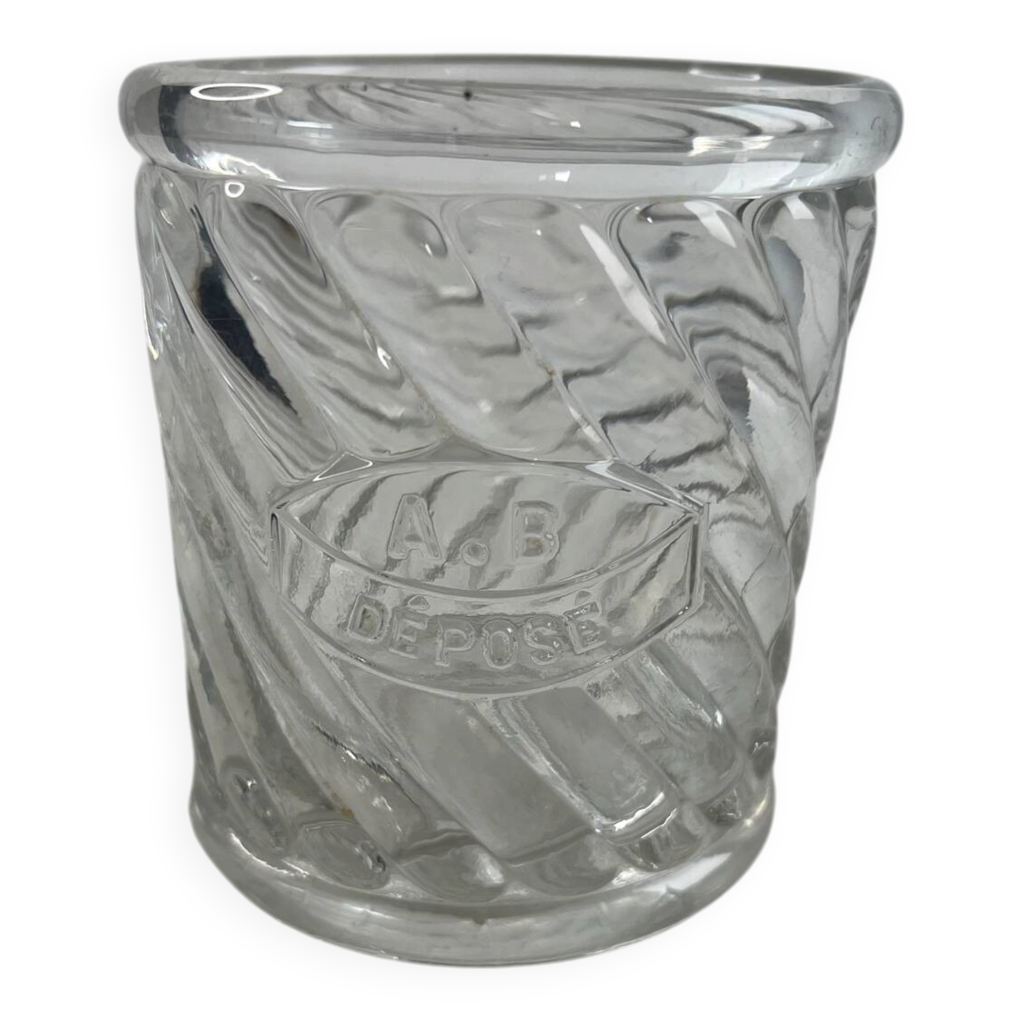 Blown glass jar