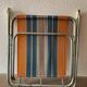 Chaise de camping vintage