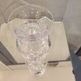 Vase soliflore en cristal taille col evase