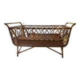Rattan cot