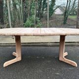 Extendable round dining table Rainer Daumiller for Hirtshals Sawaerk 185