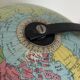 Vintage globe 1962 terrestrial world map glass tripod Taride - 32 cm
