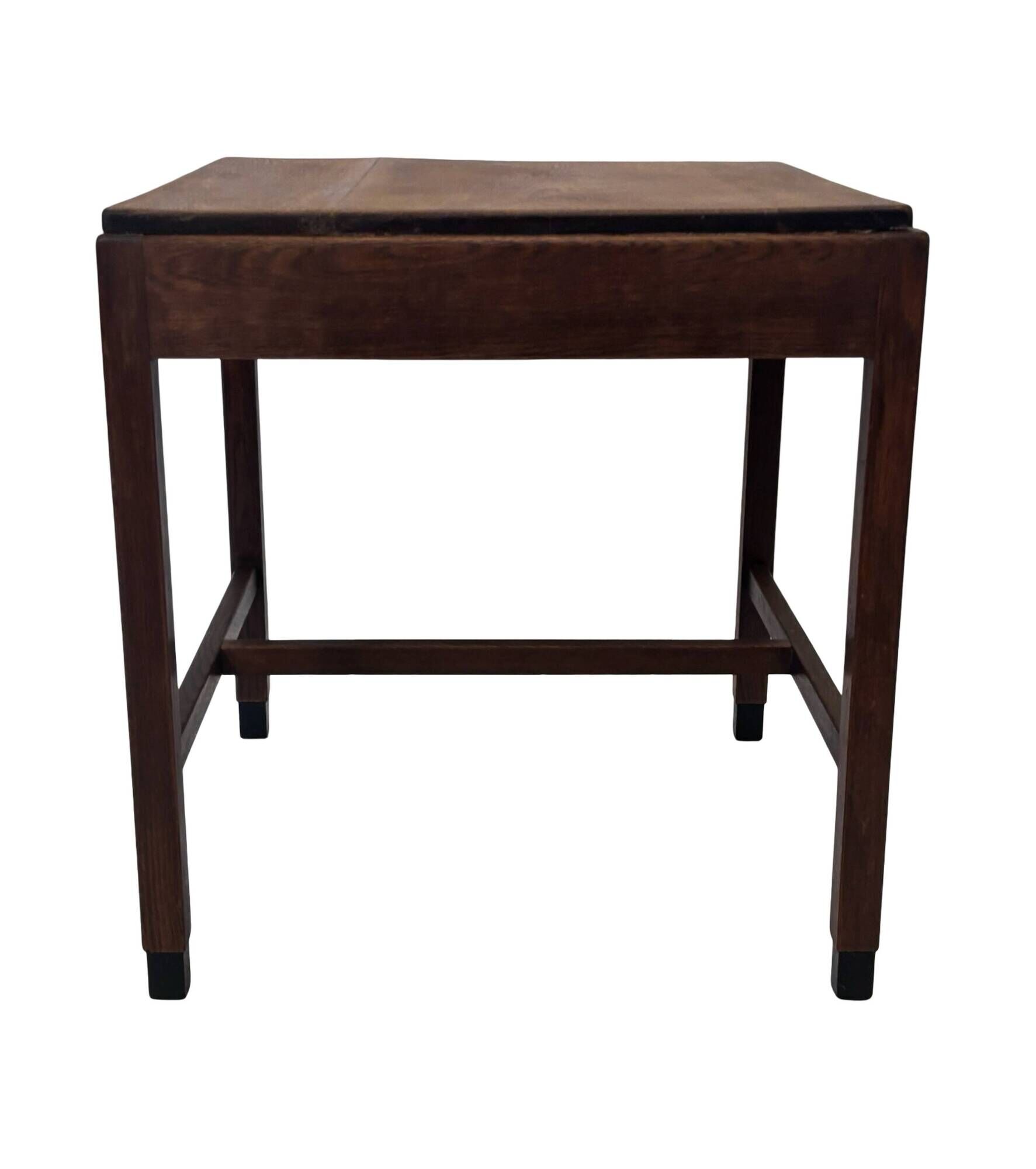 Art Deco Amsterdam School Minimalist Side Table