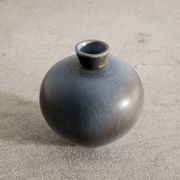 Vintage Swedish Mid Century Blue Vase by Berndt Friberg, 1970s