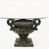 Console/table Medici en terre cuite. Italie - années 1970
