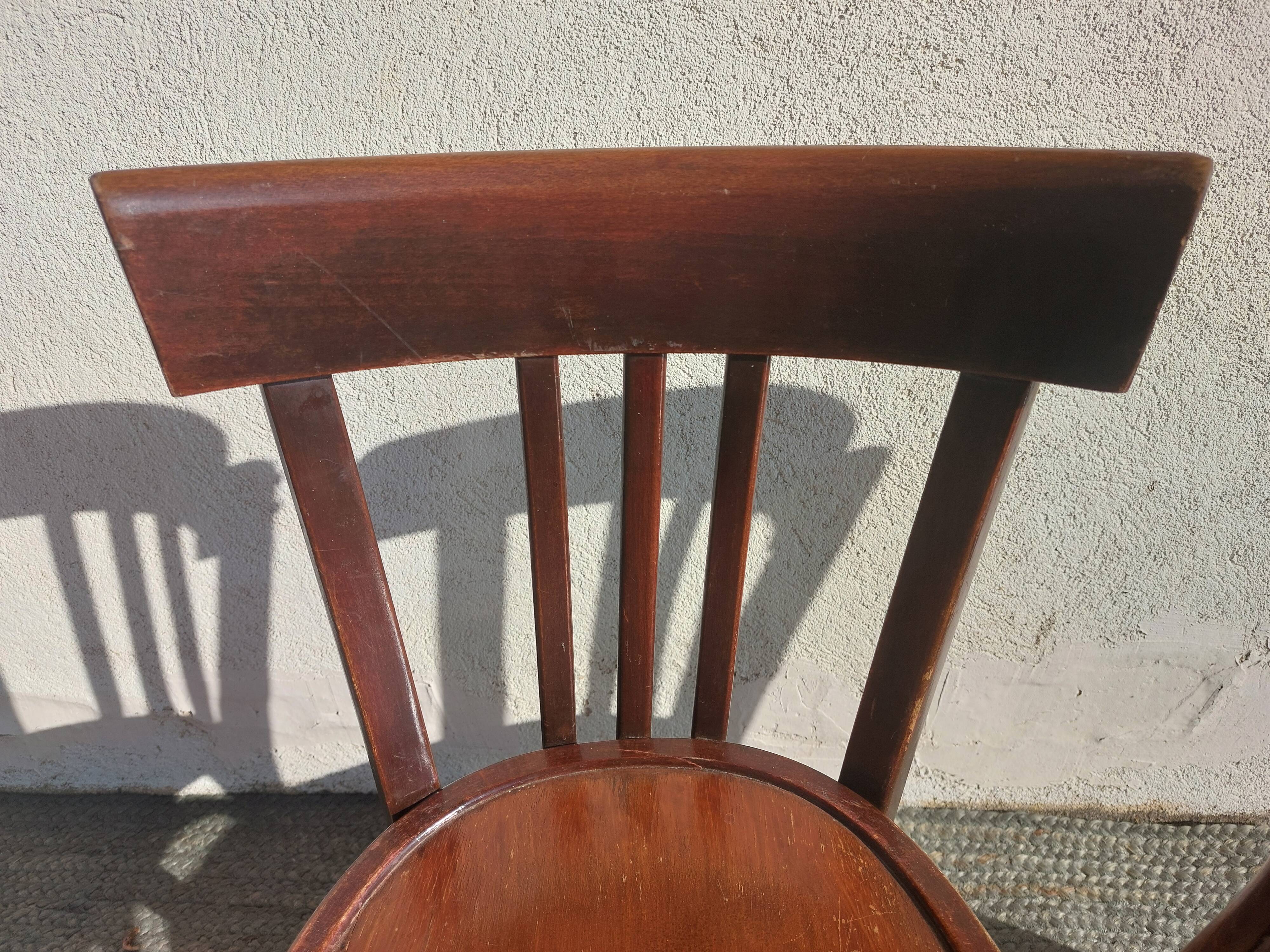 2 Baumann bistro chairs