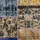 Distressed vintage turkish patchwork rug 178x133 cm wool medium