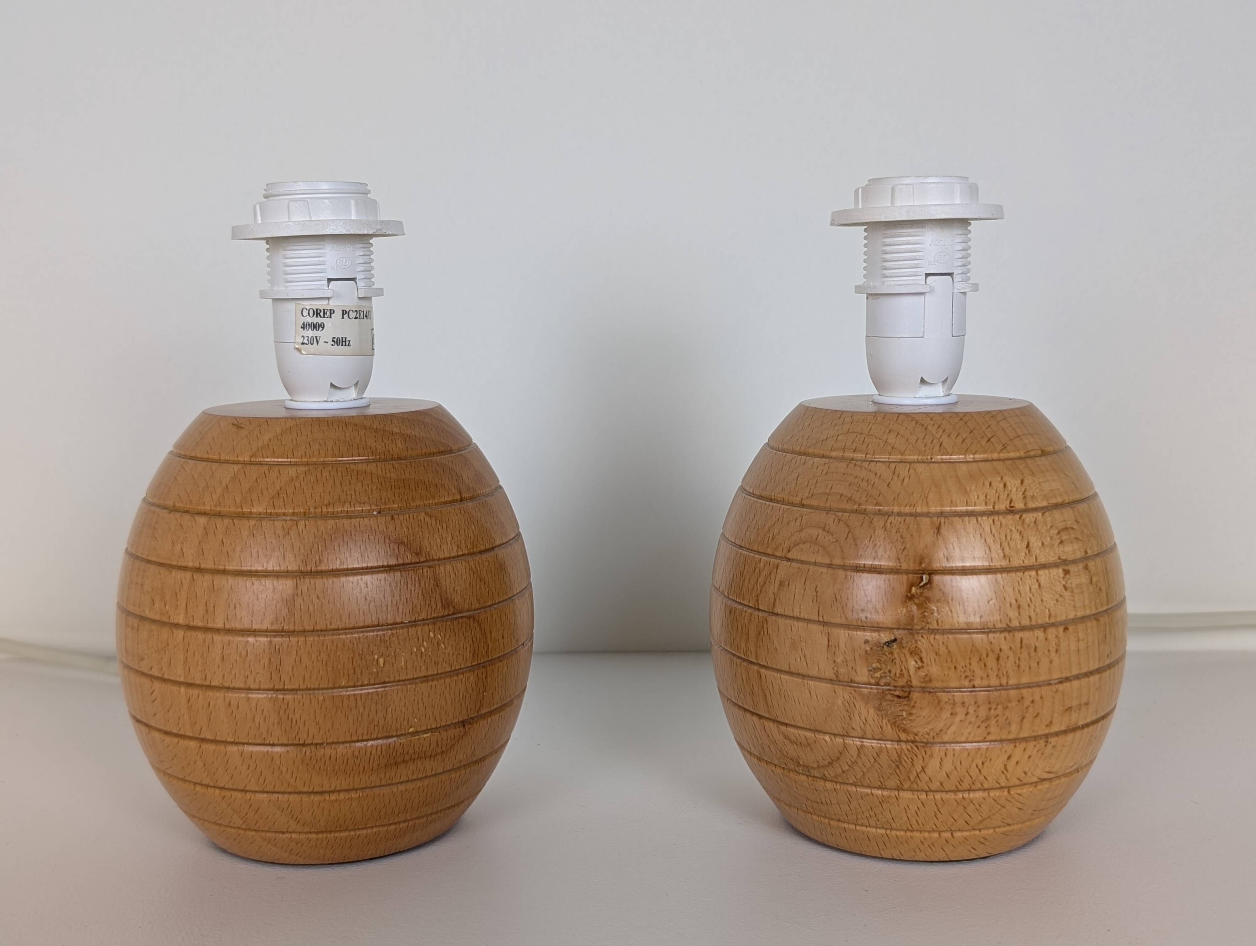 Paire de lampes de chevet