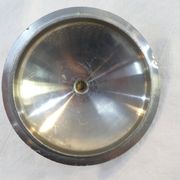 1900 glass cookie bucket engraved silver metal frame