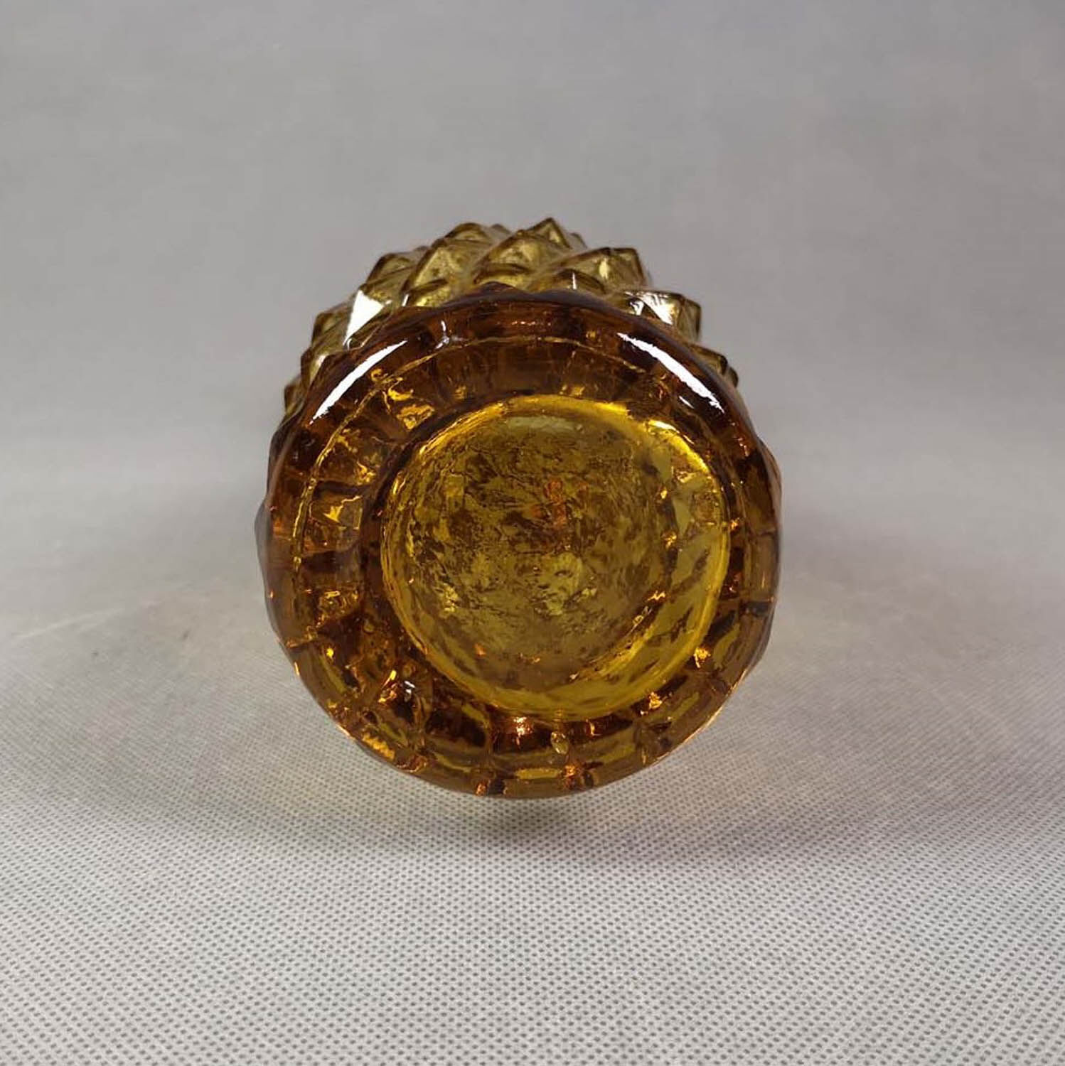 Italian empoli vase empoli diamond tip 30 cm