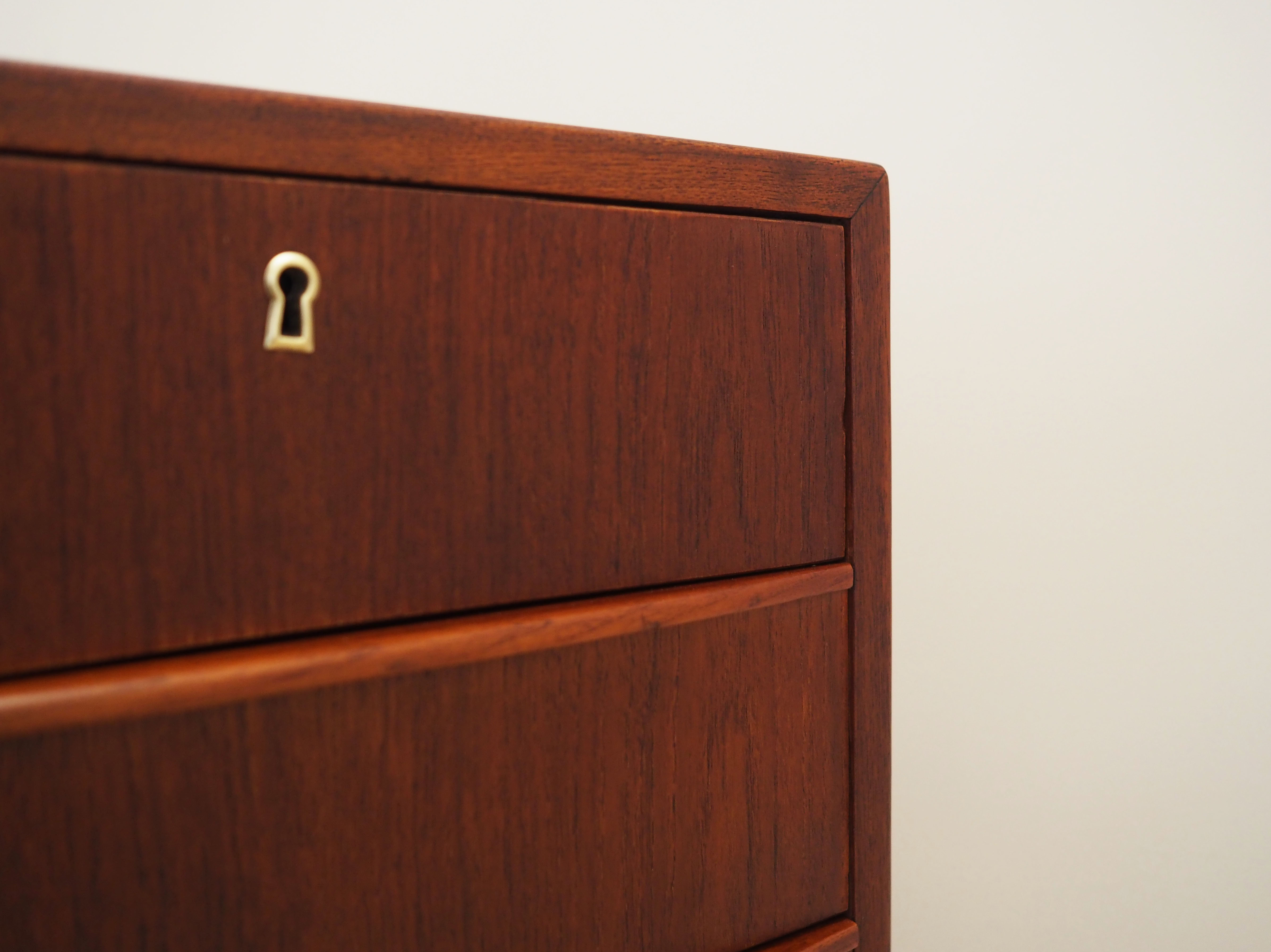 Teak desk, Danish design, 1970s, made in Denmark